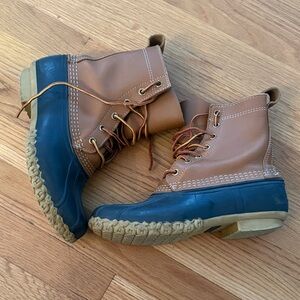 L.L. Bean Tan and Brown Winter Boots
